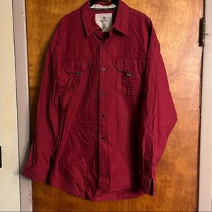 RedHead Men's XL Long Sleeve Button Up Collar Casual Dress Shirt